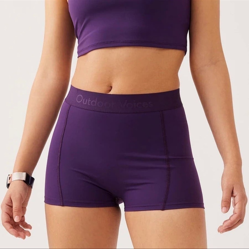 NWT Outdoor Voices Acai superform 1.5" bloomer